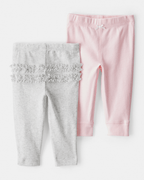 Pack 2 pantalones de algodón, distintos diseños