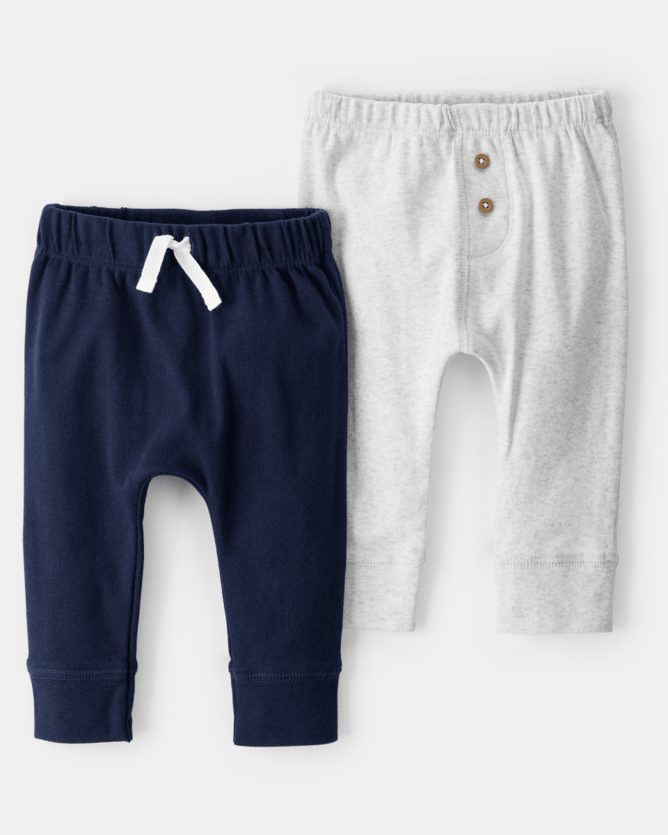 Pack 2 pantalones de algodón, distintos diseños