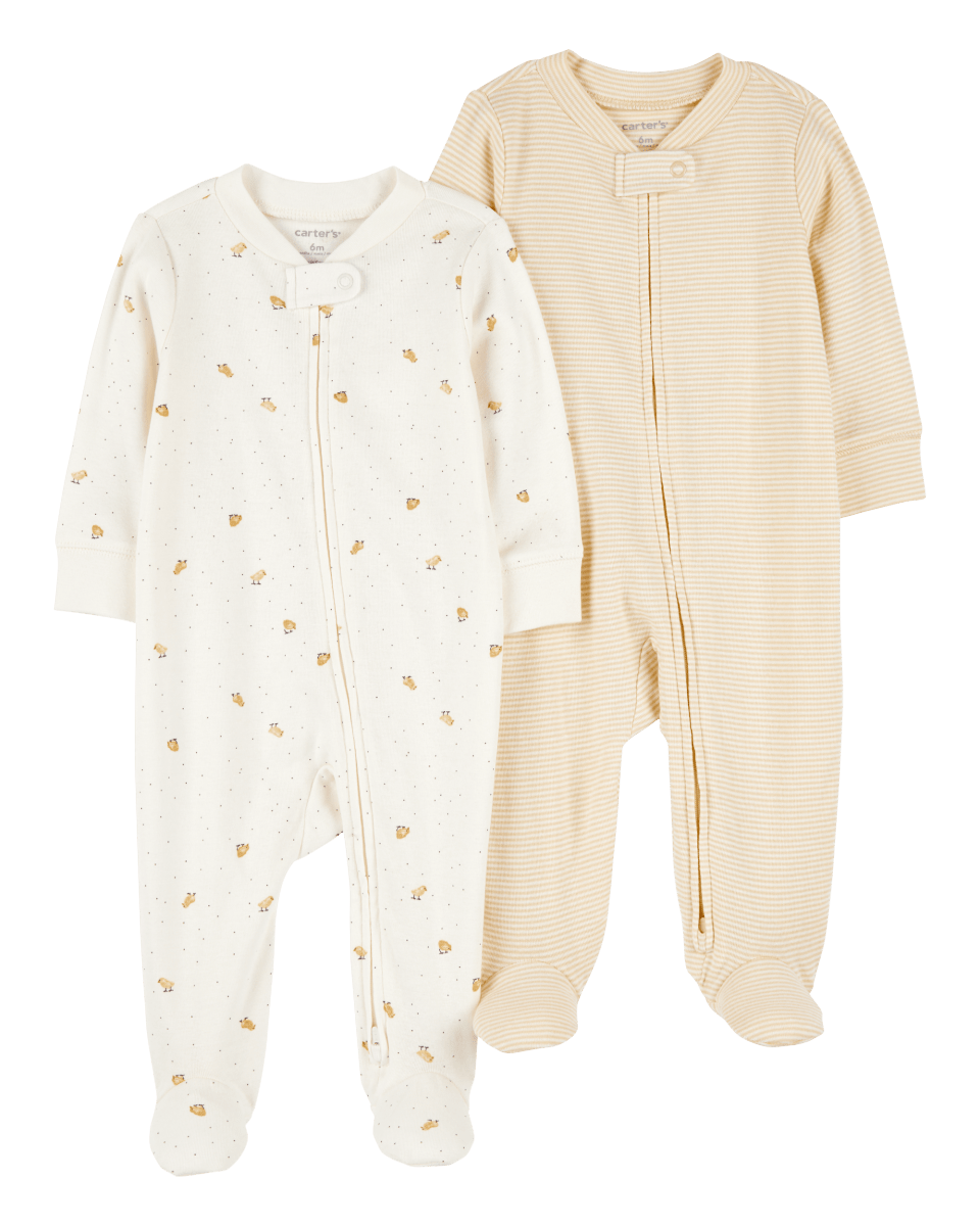 Pack 2 pijamas con diseño rayas