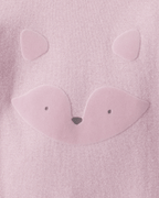 Pack 4 bodies de manga larga con koalas y zorros lila/rosa
