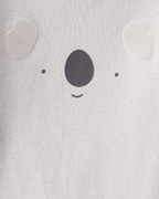 Pack 4 bodies de manga larga con koalas y zorros lila/rosa