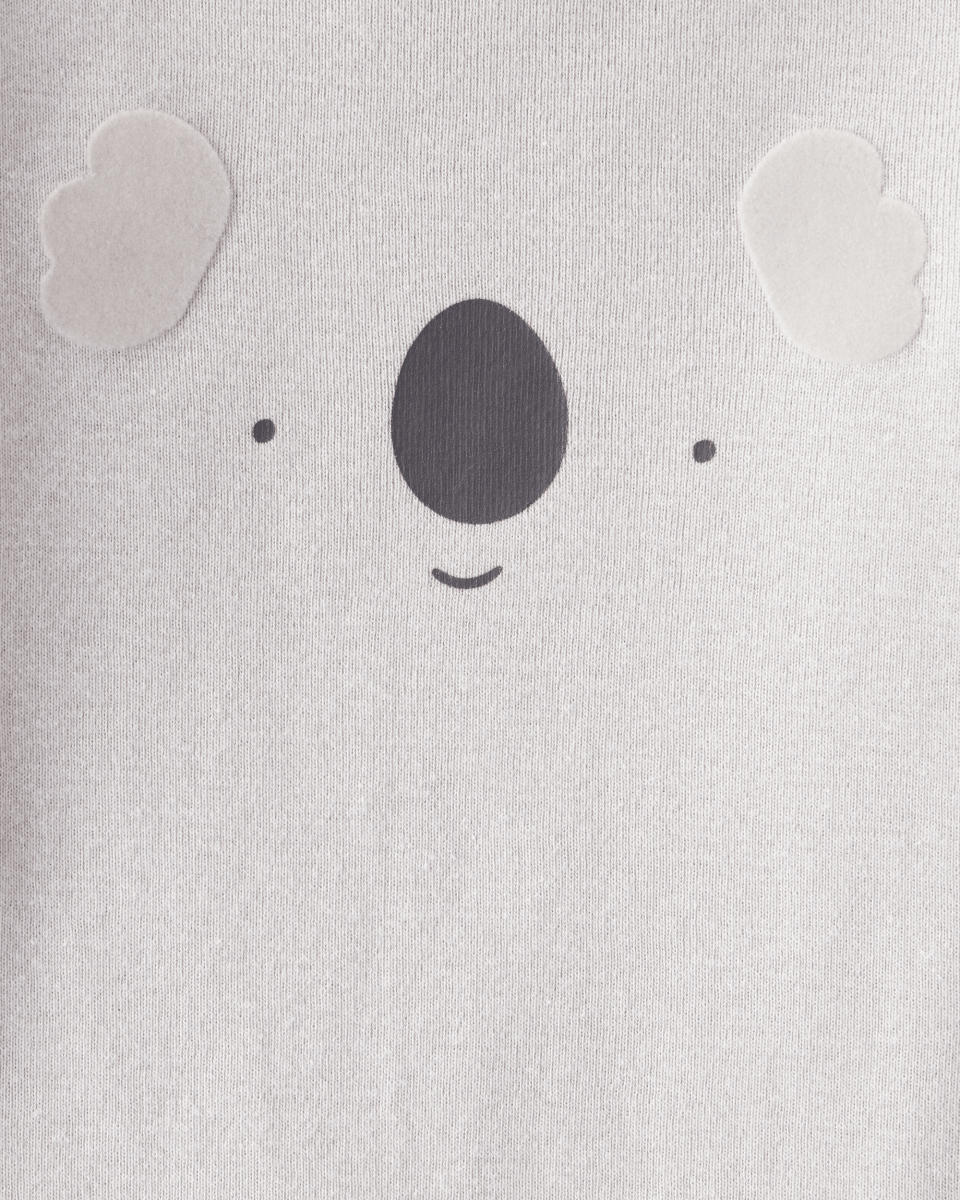 Pack 4 bodies de manga larga con koalas y zorros lila/rosa