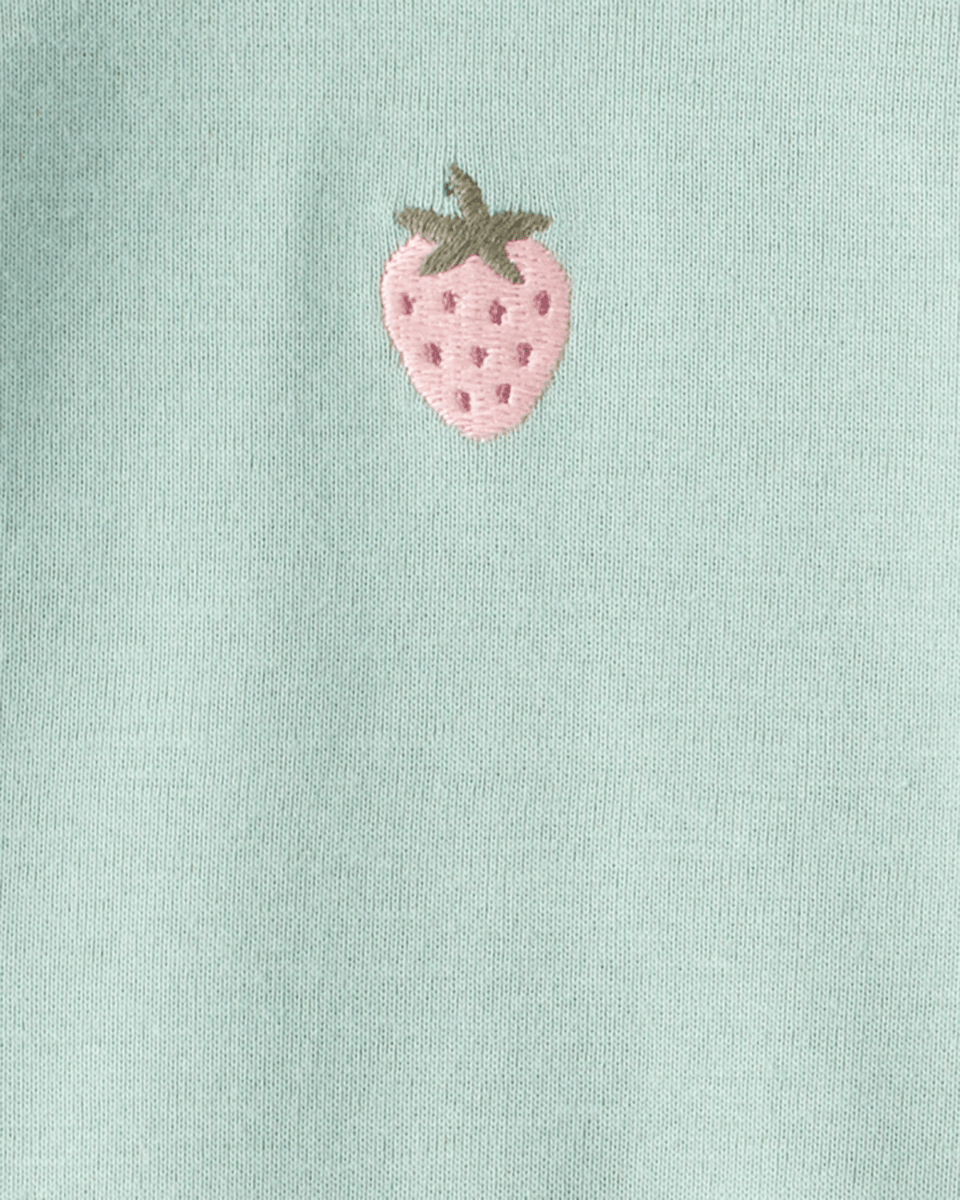 Pack 4 bodies manga larga con estampado de mini frutas
