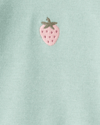 Pack 4 bodies manga larga con estampado de mini frutas