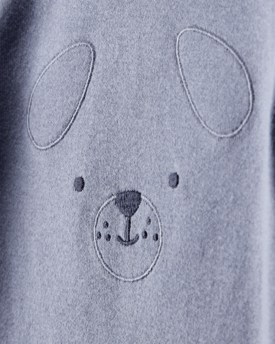 Pack cinco piezas body manga corta con diseño de perro