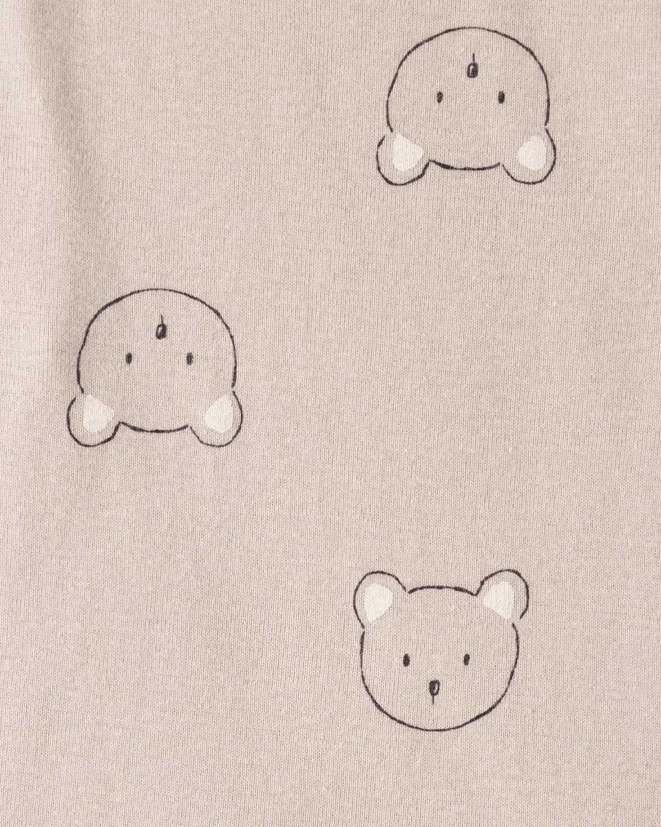 Pack cinco piezas body manga corta con diseño de perro