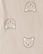 Pack cinco piezas body manga corta con diseño de perro