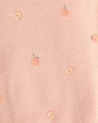 Pack cuatro bodies de algodón, estampados floral y de frutas