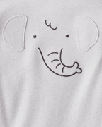 Pack cuatro bodies de algodón manga larga con estampado safari
