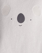 Pack 4 bodies de manga larga con koalas y zorros lila/rosa