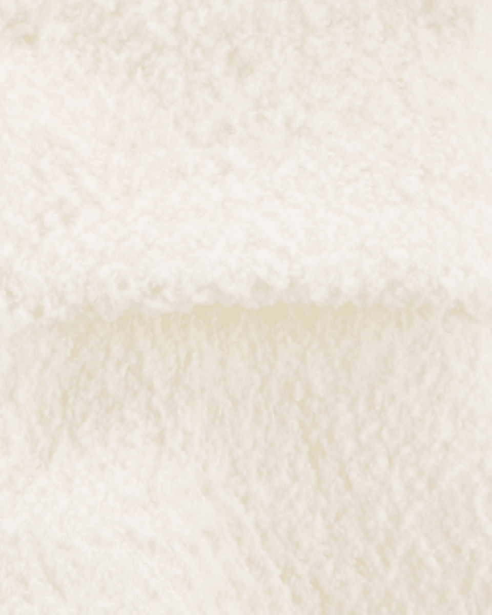 Pack cuatro pares calcetines chenilla blancas