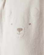 Pack cuatro piezas body manga larga con diseño de oso malva