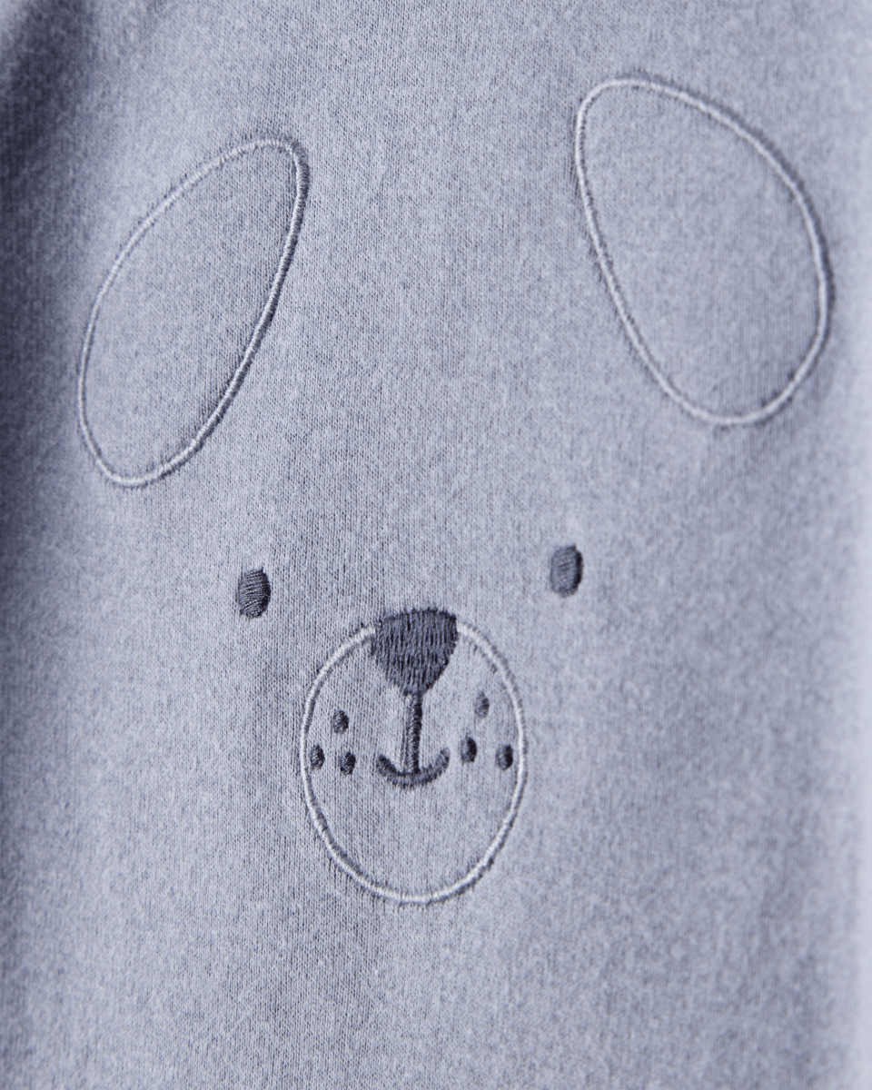 Pack cuatro piezas body manga larga con diseño de oso
