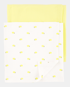 Pack dos mantas con estampado de limón