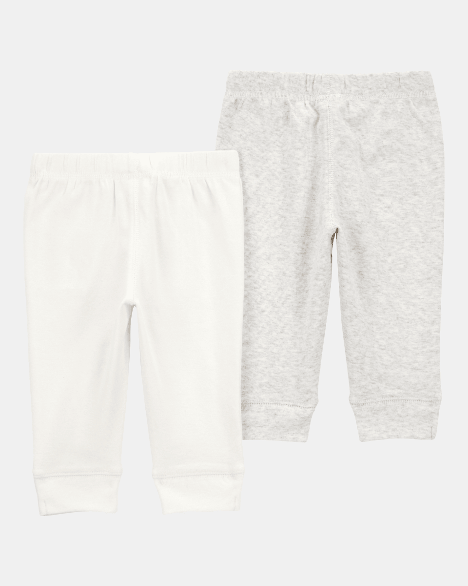 Pack dos pantalones algodón gris