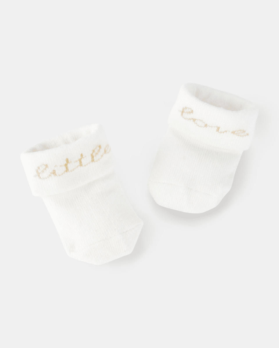 Pack dos pares calcetines algodón con puño plegable