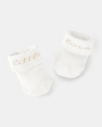 Pack dos pares calcetines algodón con puño plegable