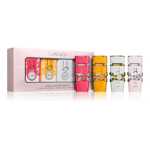 Pack Mini Yara Collection (4×5 ml) – Yara, Yara Moi, Yara Tous y Yara Candy - Lattafa