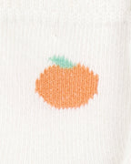 Pack seis pares de calcetines de rizo con estampado de frutas