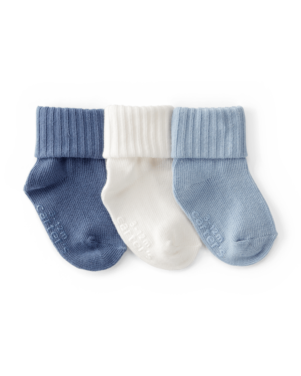 Pack tres calcetines azul