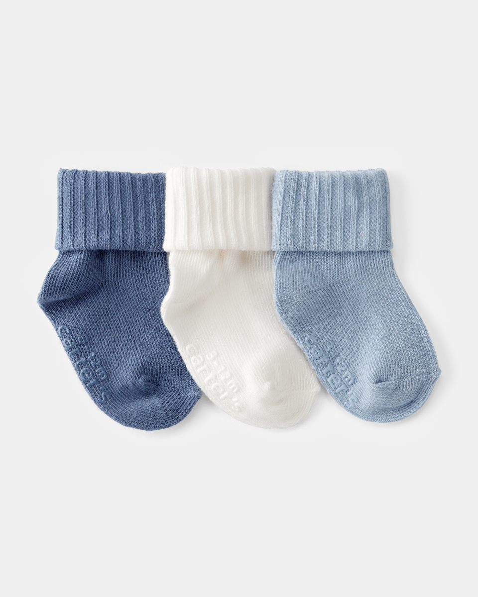 Pack tres calcetines azul