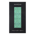 Green Silk Scarf Islamic Tiles