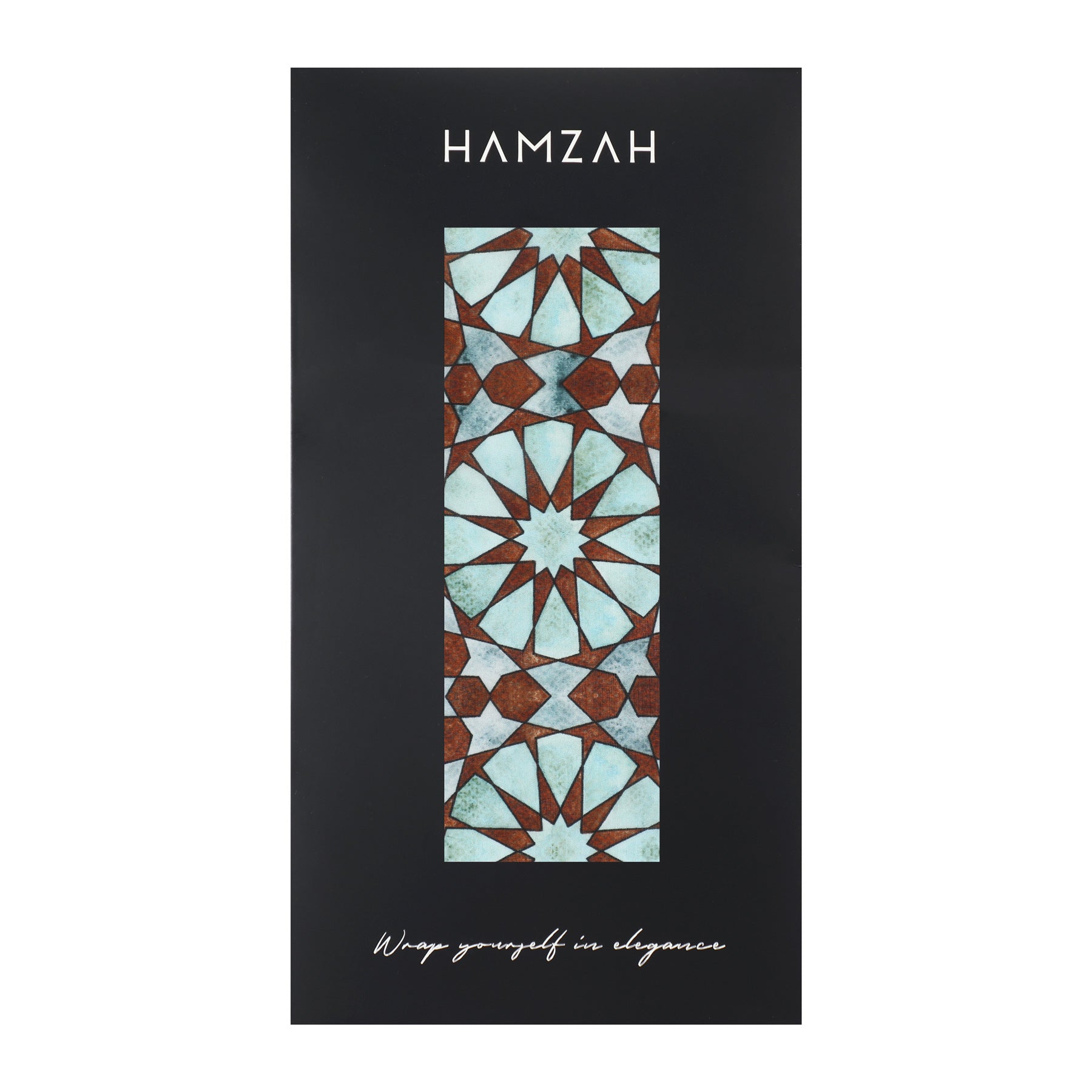Islamic Pattern Tiles Silk Scarf Muqarnas V1