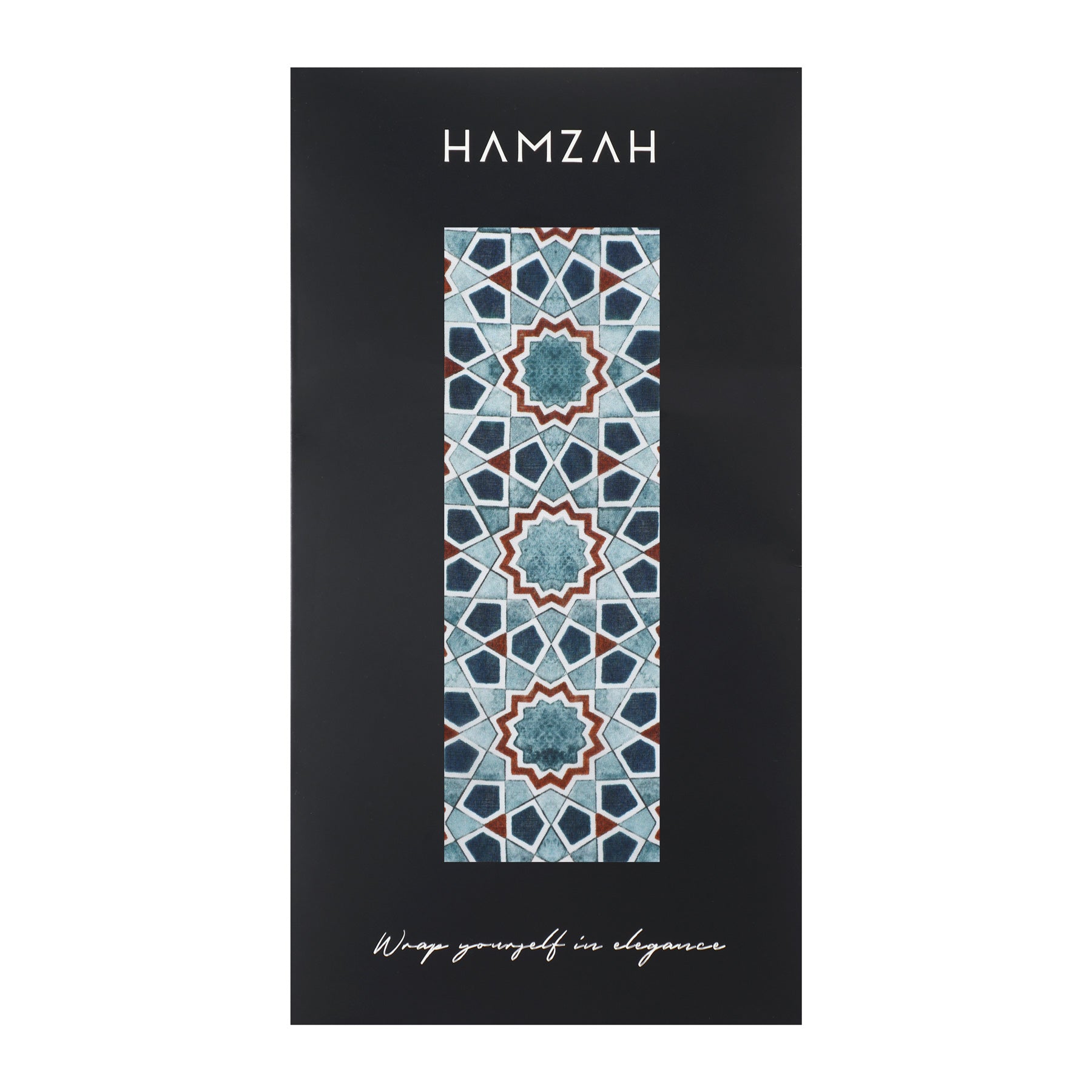 Islamic Art Design Silk Scarf Rihla V1
