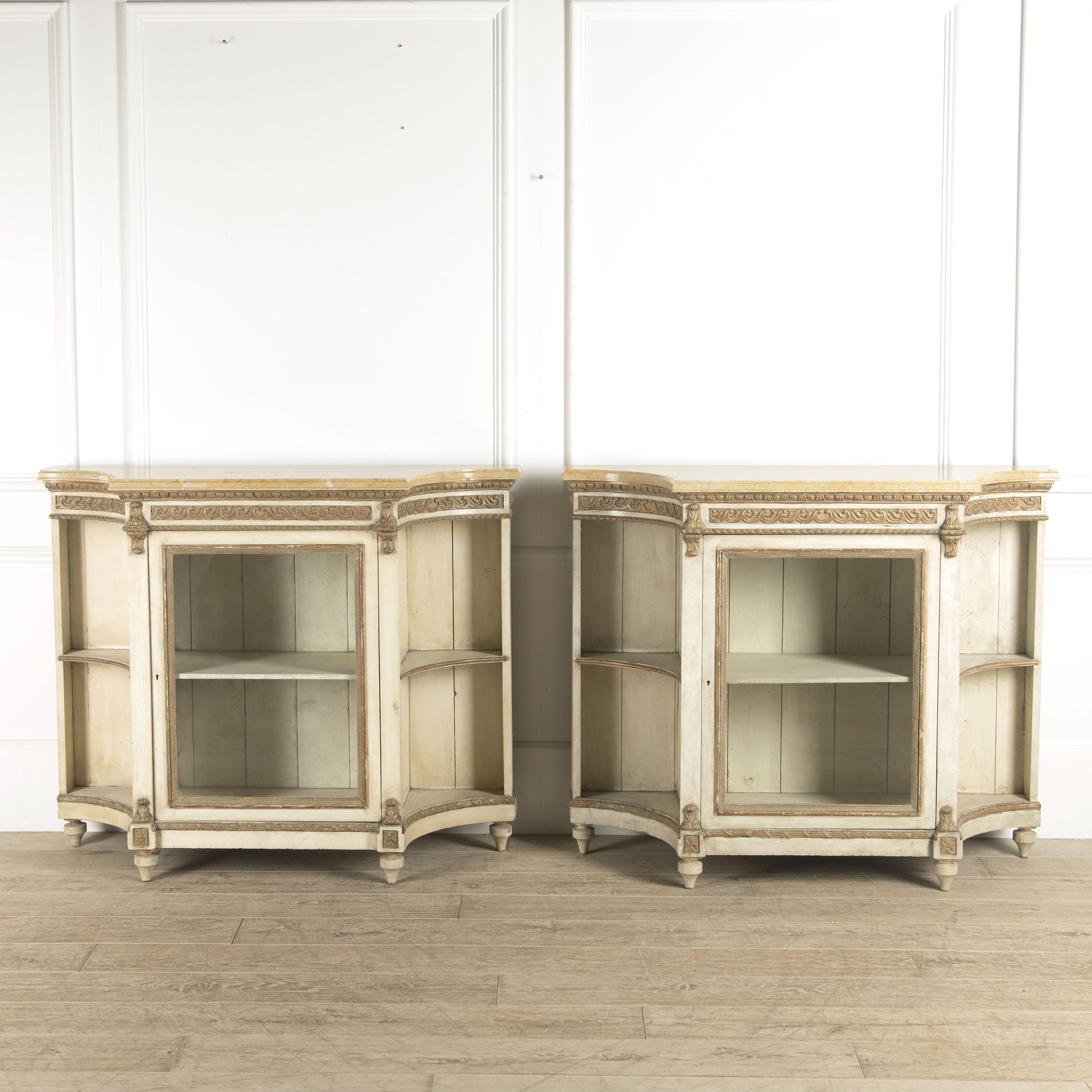 Pair of 20th Century French Display Buffets By Sister Parish Design