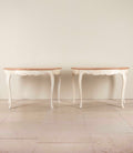 Pair of 20th Century French Painted Console Tables in Louis XV Style By Sister Parish Design