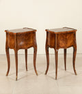 Pair of Late 18th Century French Inlaid Kingwood Bedside Tables By Sister Parish Design