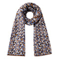 Brown and Blue Scarf - 100% Modal