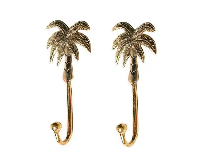 Palm Tree Bronze Wall Hooks