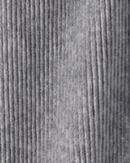 Pantalón de terciopelo acanalado gris liso