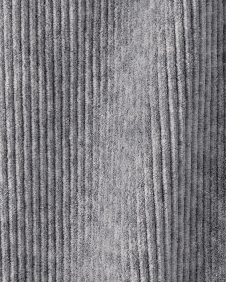 Pantalón de terciopelo acanalado gris liso