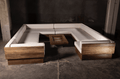 Parota Exterior U-shaped Sectional Sofa