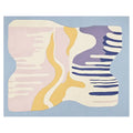 Pastel Drip Landscape Hand Tufted Rug
