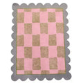 Pastel Harmony Scalloped Leaf Hand Tufted Rug
