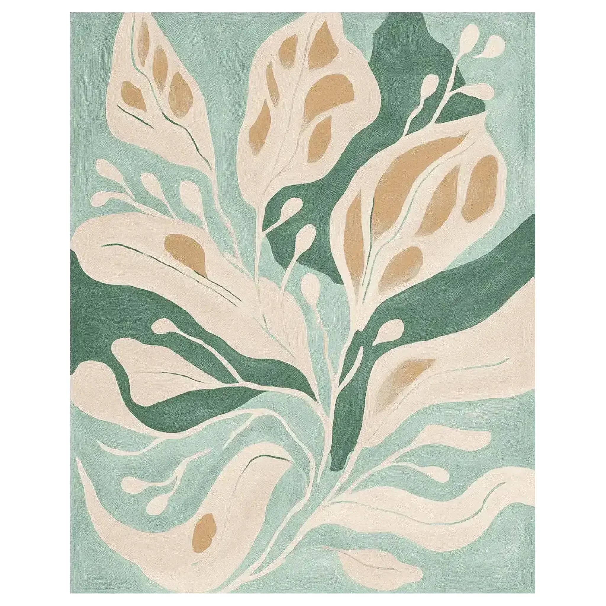 Pastel Tide Bloom Hand Tufted Rug