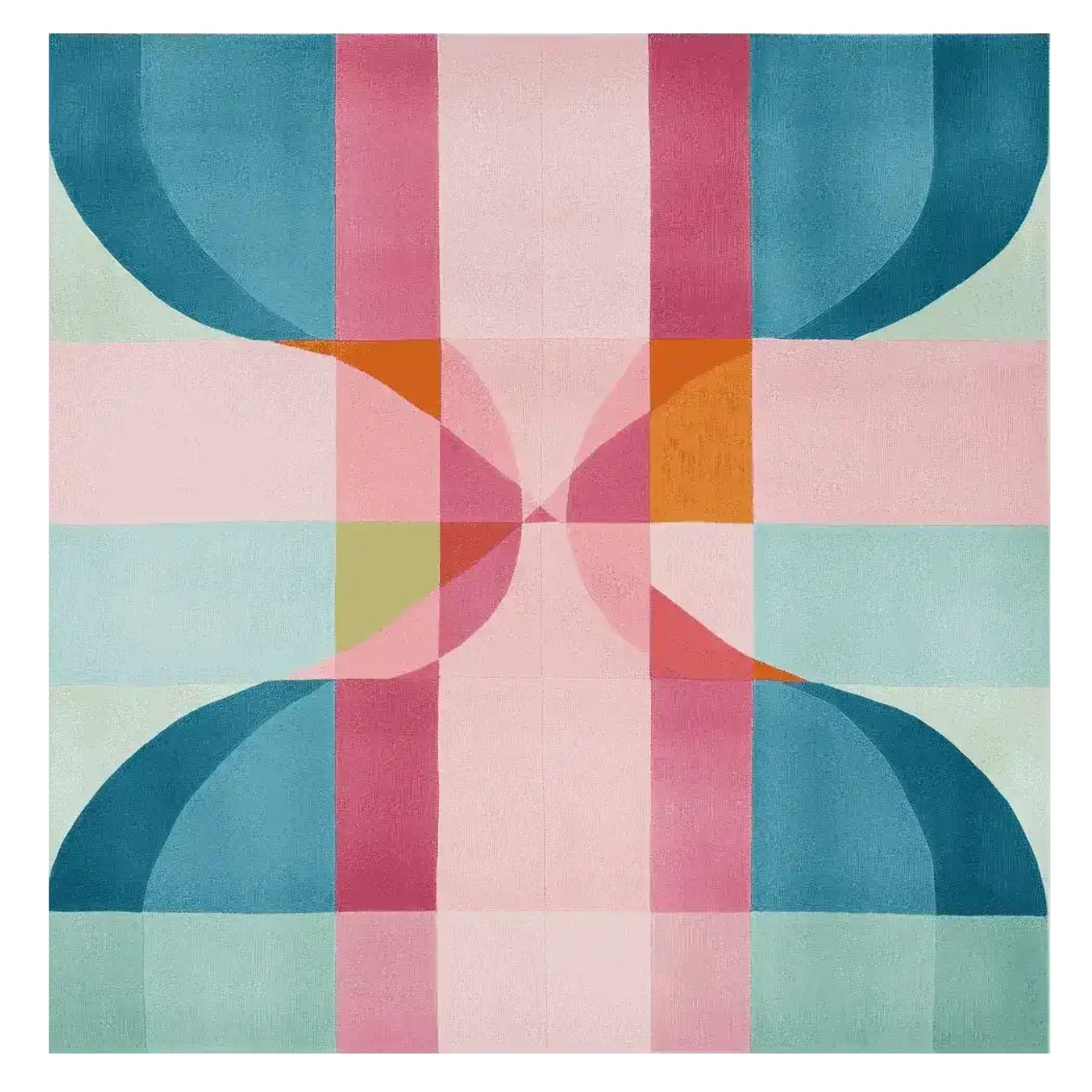 Pastel Time Flow Hand Tufted Rug