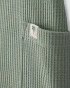 Pelele corto térmico, diseño liso verde