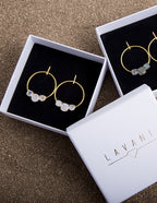 Pendientes Moonlight Blanco