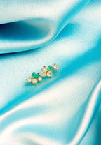 Pendientes Aine Blanco, Agua