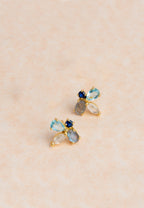 Pendientes Cinema Aguamarina