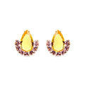 Pendientes acabado baño oro rosa 18K