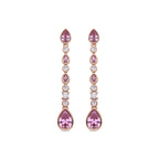 Pendientes acabado en oro 18k