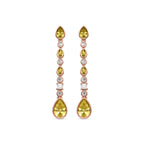 Pendientes acabado en oro 18k