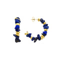 Pendientes acabado en oro 18k