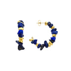 Pendientes acabado en oro 18k