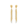 Pendientes acabado en oro amarilo 18k